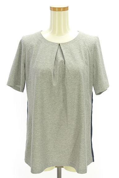 LEILIAN（レリアン）の古着「バックシフォンバイカラーカットソー（カットソー・プルオーバー）」大画像１へ