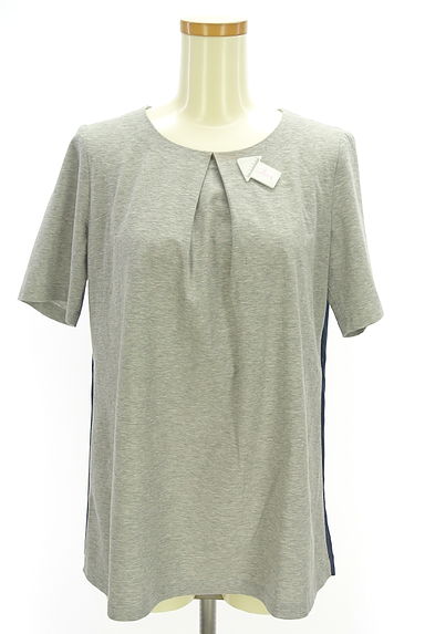 LEILIAN（レリアン）の古着「バックシフォンバイカラーカットソー（カットソー・プルオーバー）」大画像４へ