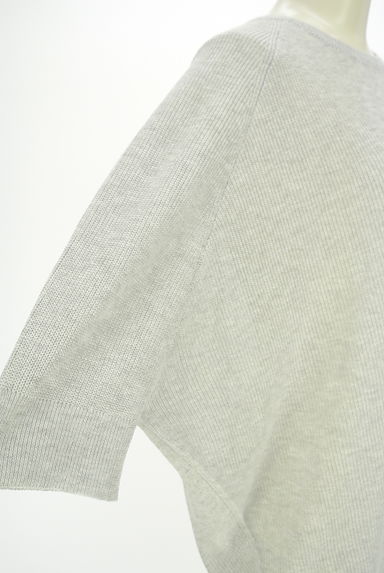 LEILIAN（レリアン）の古着「五分袖ローゲージニットトップス（ニット）」大画像４へ