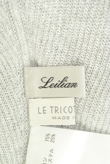 LEILIAN（レリアン）の古着「五分袖ローゲージニットトップス（ニット）」大画像６へ