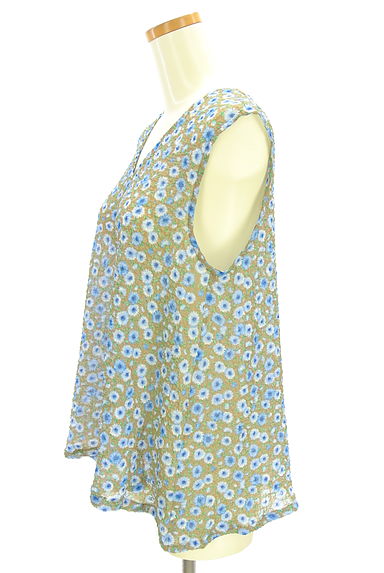 ZUCCa（ズッカ）の古着「花柄シアーノースリカットソー（カットソー・プルオーバー）」大画像３へ
