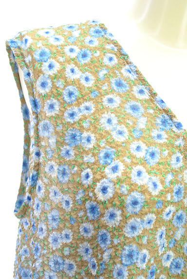 ZUCCa（ズッカ）の古着「花柄シアーノースリカットソー（カットソー・プルオーバー）」大画像４へ