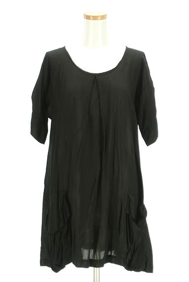 クリックで大画像表示 ZUCCa(ズッカ)の古着「サイドポケット膝上フレアワンピース(ワンピース・チュニック)」大画像1へ