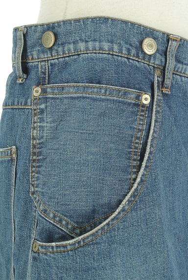 ZUCCa（ズッカ）の古着「フロントボタンカットオフデニムスカート（ミニスカート）」大画像４へ