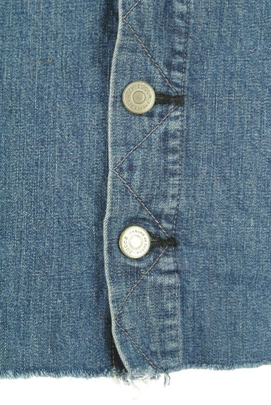 ZUCCa（ズッカ）の古着「フロントボタンカットオフデニムスカート（ミニスカート）」大画像５へ
