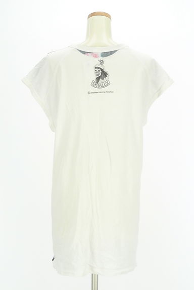 ZUCCa（ズッカ）の古着「パンクプリントＴシャツワンピース（ワンピース・チュニック）」大画像２へ