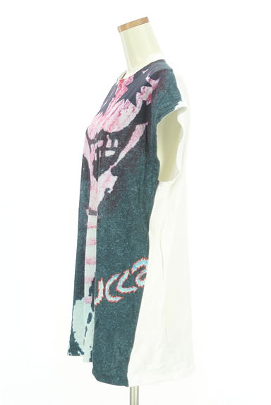 ZUCCa（ズッカ）の古着「パンクプリントＴシャツワンピース（ワンピース・チュニック）」大画像３へ