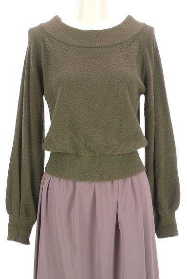 PROPORTION BODY DRESSING（プロポーションボディ ドレッシング）の古着「異素材切替ロングワンピース（ワンピース・チュニック）」大画像４へ