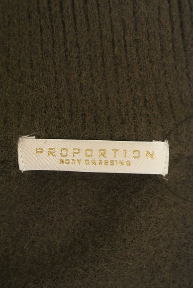 PROPORTION BODY DRESSING（プロポーションボディ ドレッシング）の古着「異素材切替ロングワンピース（ワンピース・チュニック）」大画像６へ