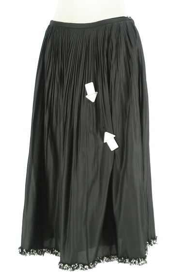 INGEBORG（インゲボルグ）の古着「サテンプリーツフレアスカート（ロングスカート・マキシスカート）」大画像４へ