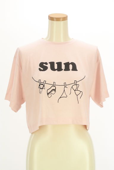 dazzlin（ダズリン）の古着「ショート丈プリントTシャツ（Ｔシャツ）」大画像１へ