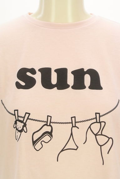 dazzlin（ダズリン）の古着「ショート丈プリントTシャツ（Ｔシャツ）」大画像４へ