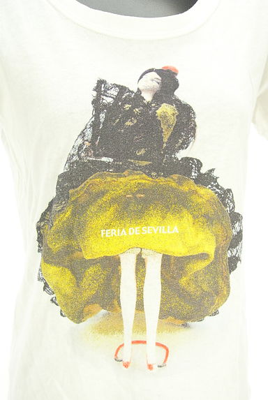 ZUCCa（ズッカ）の古着「girlプリントTシャツ（Ｔシャツ）」大画像４へ