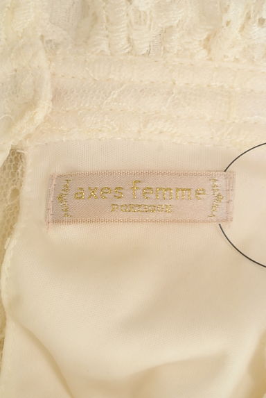 axes femme（アクシーズファム）の古着「レース×チェック膝丈ワンピース（ワンピース・チュニック）」大画像６へ