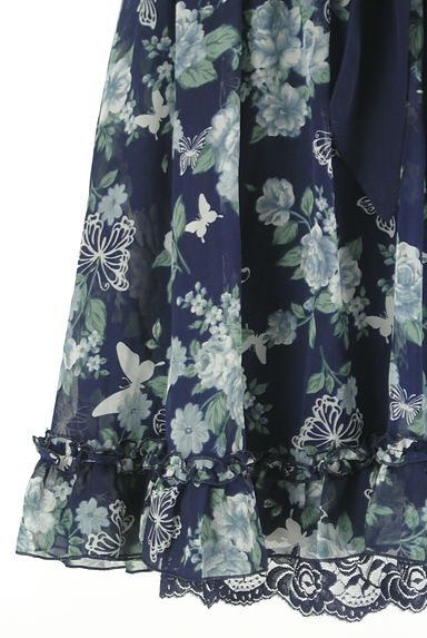 axes femme（アクシーズファム）の古着「ベルト付き花柄シフォンスカート（スカート）」大画像５へ