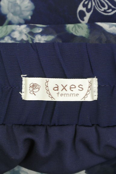 axes femme（アクシーズファム）の古着「ベルト付き花柄シフォンスカート（スカート）」大画像６へ