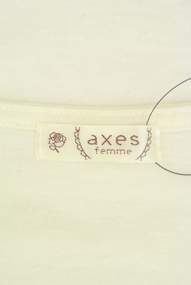 axes femme（アクシーズファム）の古着「刺繍レースカットソー（カットソー・プルオーバー）」大画像６へ