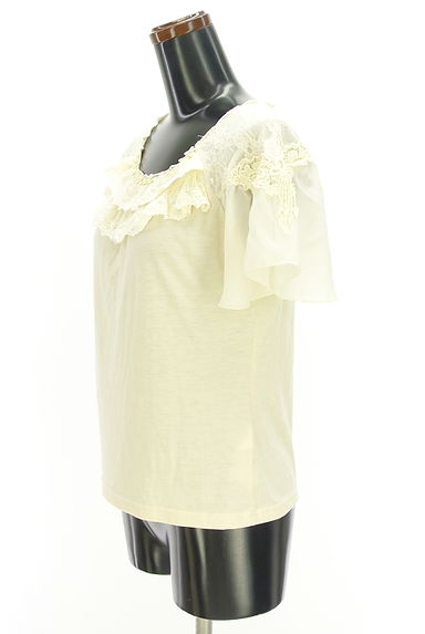 axes femme（アクシーズファム）の古着「シフォン袖フリルカットソー（カットソー・プルオーバー）」大画像３へ