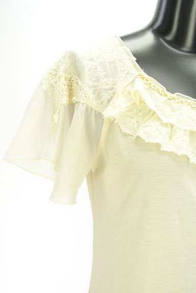 axes femme（アクシーズファム）の古着「シフォン袖フリルカットソー（カットソー・プルオーバー）」大画像４へ