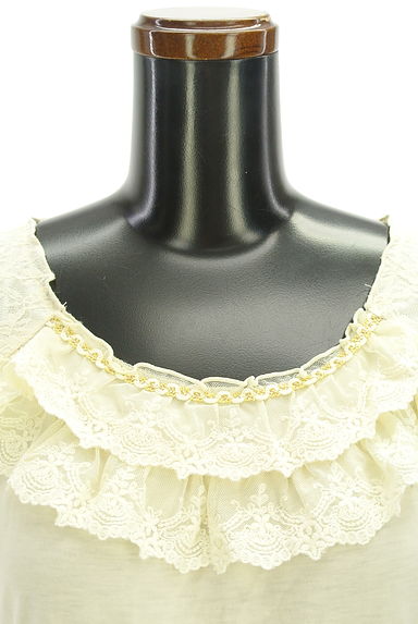 axes femme（アクシーズファム）の古着「シフォン袖フリルカットソー（カットソー・プルオーバー）」大画像５へ