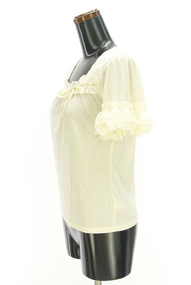 axes femme（アクシーズファム）の古着「スクエアネックフリルカットソー（カットソー・プルオーバー）」大画像３へ