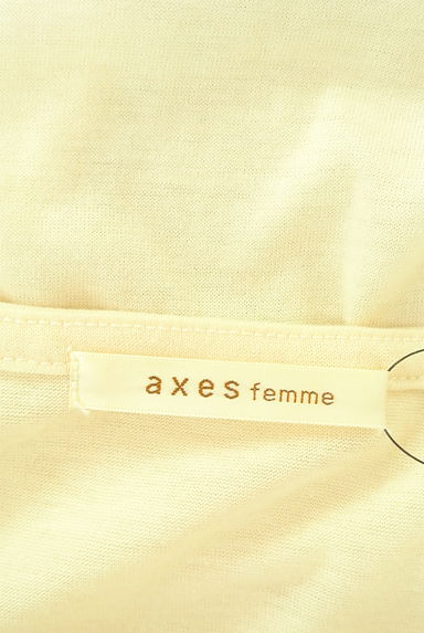 axes femme（アクシーズファム）の古着「スクエアネックフリルカットソー（カットソー・プルオーバー）」大画像６へ