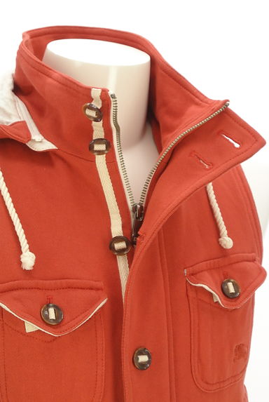 BURBERRY BLACK LABEL（バーバリーブラックレーベル）の古着「コットンベスト（ブルゾン・スタジャン）」大画像４へ