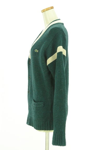 LACOSTE（ラコステ）の古着「ワンポイントニットカーディガン（カーディガン・ボレロ）」大画像３へ