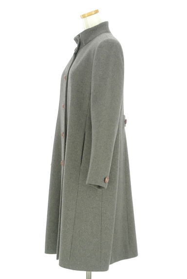 LEILIAN（レリアン）の古着「スタンドカラーカシミヤロングコート（コート）」大画像３へ