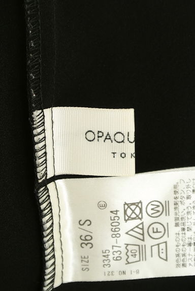 OPAQUE.CLIP（オペークドットクリップ）の古着「スタンドカラーＶスリットノースリブラウス（カットソー・プルオーバー）」大画像６へ