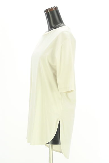 OPAQUE.CLIP（オペークドットクリップ）の古着「ラウンドヘムTシャツ（Ｔシャツ）」大画像３へ