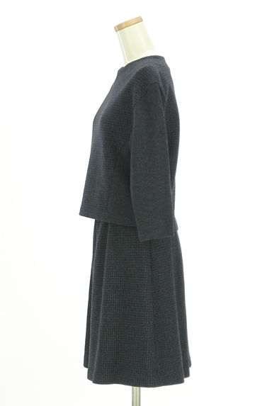 23区（２３ク）の古着「千鳥格子柄トップスプラス膝丈スカート（セットアップ（ジャケット＋スカート））」大画像３へ