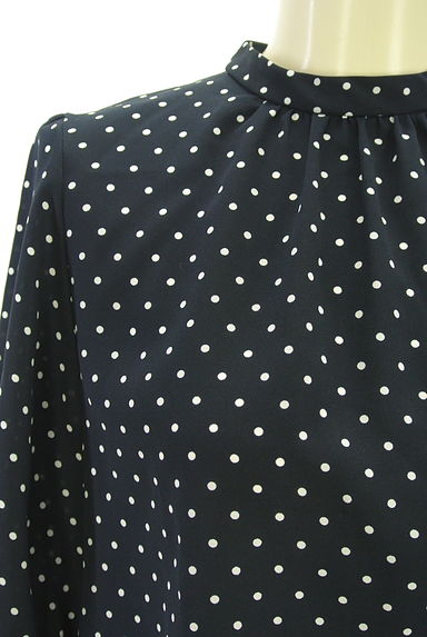 B:MING by BEAMS（ビーミングバイビームス）の古着「七分袖バンドカラードットカットソー（カットソー・プルオーバー）」大画像４へ