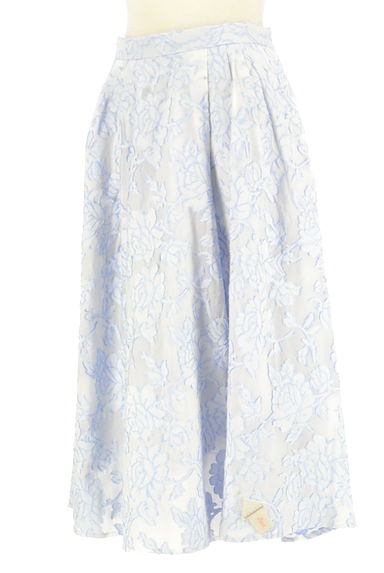 31 Sons de mode（トランテアン ソン ドゥ モード）の古着「花柄織ミモレスカート（ロングスカート・マキシスカート）」大画像４へ