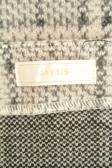anySiS（エニィスィス）の古着「チェック柄起毛ニットトップス（ニット）」大画像６へ