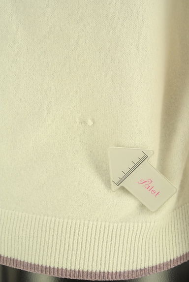 axes femme（アクシーズファム）の古着「ラインリボンタイニットトップス（ニット）」大画像５へ