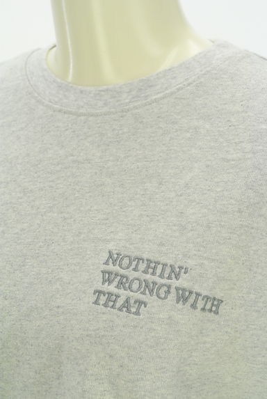 AZUL BY MOUSSY（アズールバイマウジー）の古着「袖切替カットソー（スウェット・パーカー）」大画像４へ