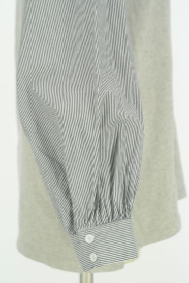 AZUL BY MOUSSY（アズールバイマウジー）の古着「袖切替カットソー（スウェット・パーカー）」大画像５へ