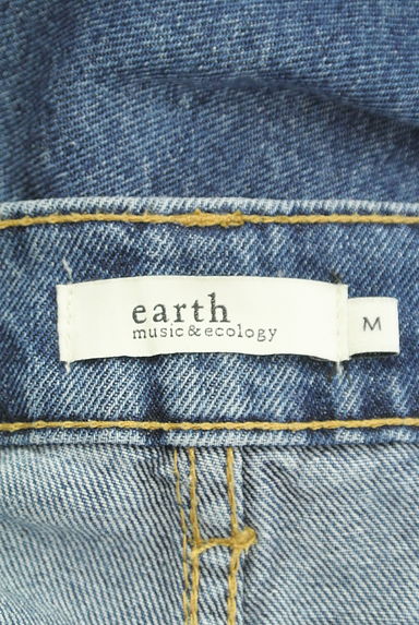 earth music&ecology（アースミュージック＆エコロジー）の古着「タックワイドデニムパンツ（デニムパンツ）」大画像６へ
