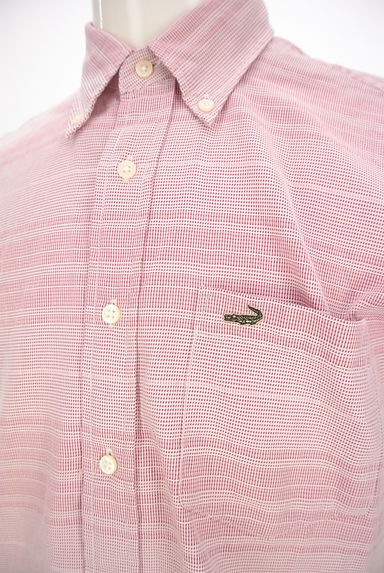 Crocodile（クロコダイル）の古着「ボーダーボタンダウンシャツ（カジュアルシャツ）」大画像４へ
