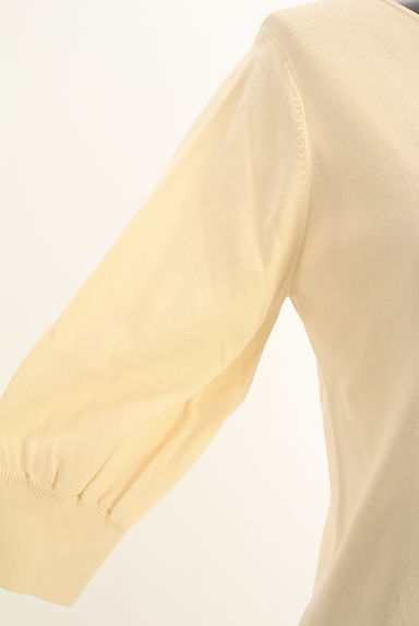NATURAL BEAUTY BASIC（ナチュラルビューティベーシック）の古着「七分袖ニットトップス（ニット）」大画像４へ