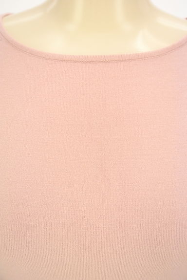 NATURAL BEAUTY BASIC（ナチュラルビューティベーシック）の古着「パール付きスリットスリーブニットトップス（ニット）」大画像５へ