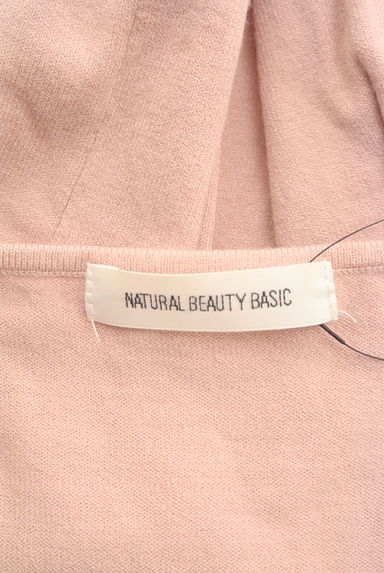 NATURAL BEAUTY BASIC（ナチュラルビューティベーシック）の古着「パール付きスリットスリーブニットトップス（ニット）」大画像６へ