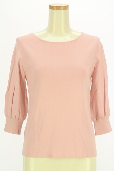 NATURAL BEAUTY BASIC（ナチュラルビューティベーシック）の古着「ボリューム８分袖ニットトップス（ニット）」大画像１へ