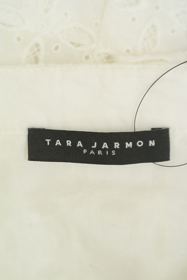 TARA JARMON（タラジャーモン）の古着「ラインストーンボタンカットワークレースブラウス（ジャケット）」大画像６へ