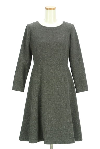 NATURAL BEAUTY BASIC（ナチュラルビューティベーシック）の古着「膝丈起毛フレアワンピース（ワンピース・チュニック）」大画像１へ