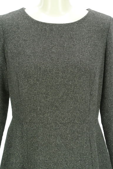 NATURAL BEAUTY BASIC（ナチュラルビューティベーシック）の古着「膝丈起毛フレアワンピース（ワンピース・チュニック）」大画像４へ