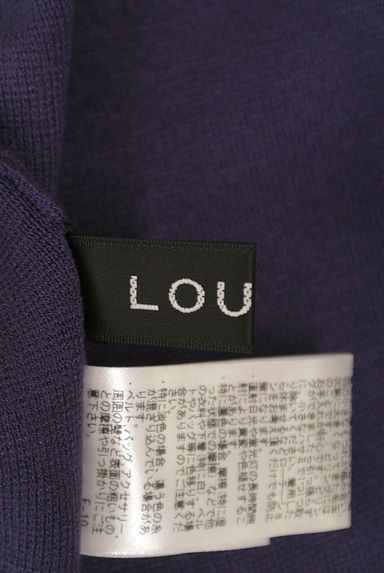 LOUNIE（ルーニィ）の古着「フレンチスリーブ膝丈ニットワンピース（ワンピース・チュニック）」大画像６へ