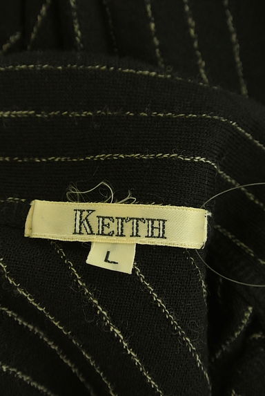 KEITH（キース）の古着「斜めボーダー起毛ウールニットブラウス（ブラウス）」大画像６へ