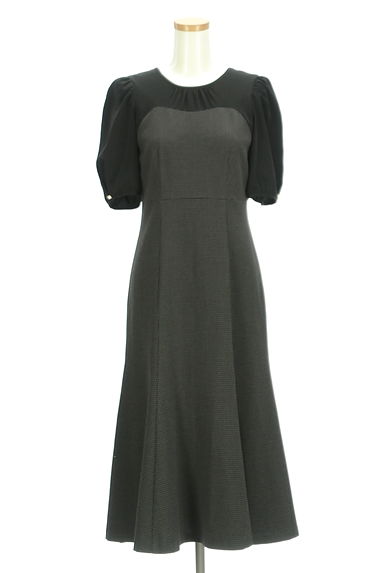PROPORTION BODY DRESSING（プロポーションボディ ドレッシング）の古着「レイヤード風パフスリーブロングワンピース（ワンピース・チュニック）」大画像１へ